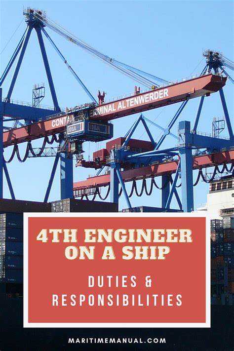 4th Engineer: Duties & Responsibilities [Updated .